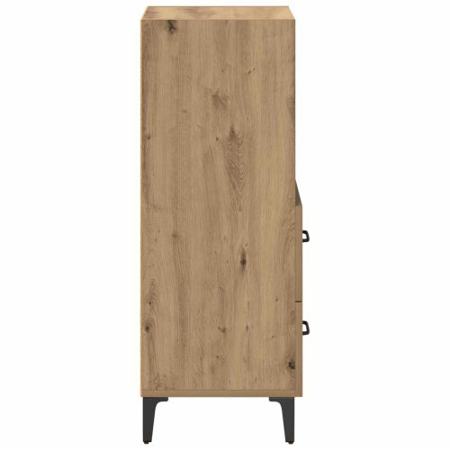 Служебен шкаф дъб артизан 34 x 34.5 x 90 см Инженерно дърво