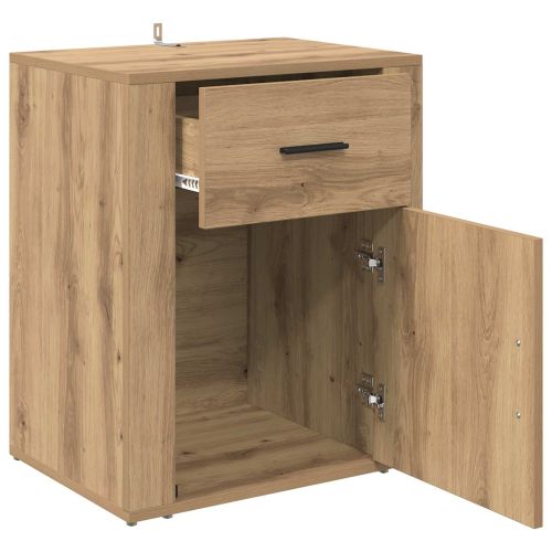 Нощен шкаф Дъб 35 x 50 x 60 см Инженерно дърво