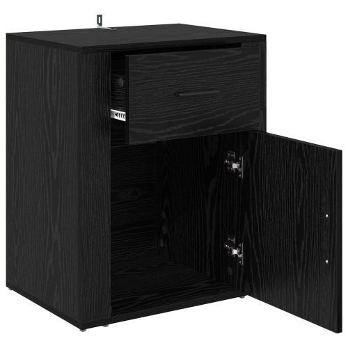 Нощен шкаф Черния дъб 35 x 50 x 60 см Инженерно дърво