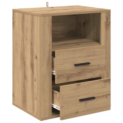Нощен шкаф Дъб 35 x 50 x 60 см Инженерно дърво