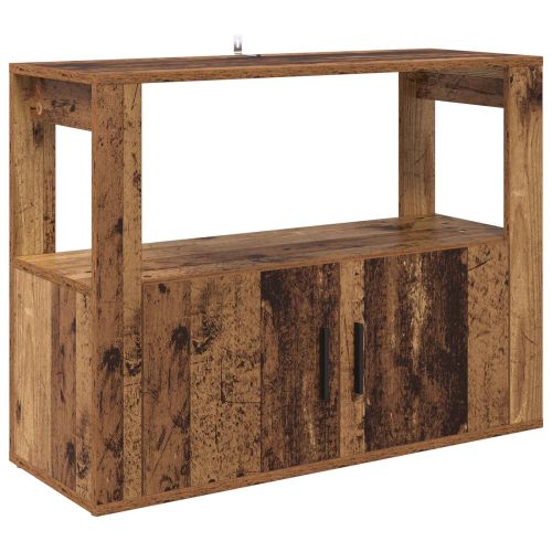 Служебен шкаф Старо дърво 80 x 30 x 60 cm Инженерно дърво