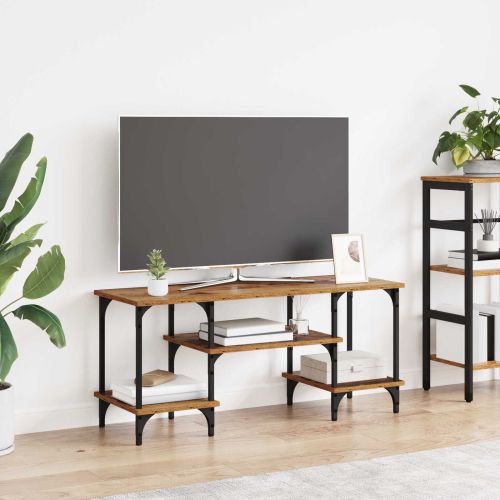 ТВ шкаф Старо дърво 102 x 35 x 45,5 см