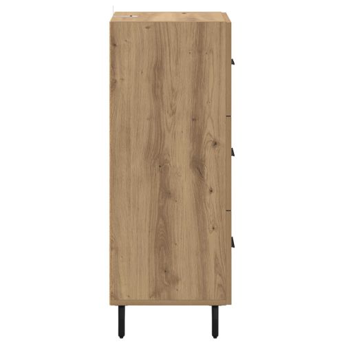 Служебен шкаф дъб артизан 34 x 34.5 x 90 см Инженерно дърво