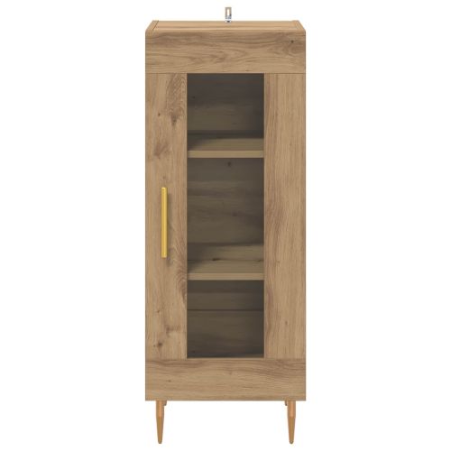 Служебен шкаф дъб артизан 34 x 34.5 x 90 см Инженерно дърво
