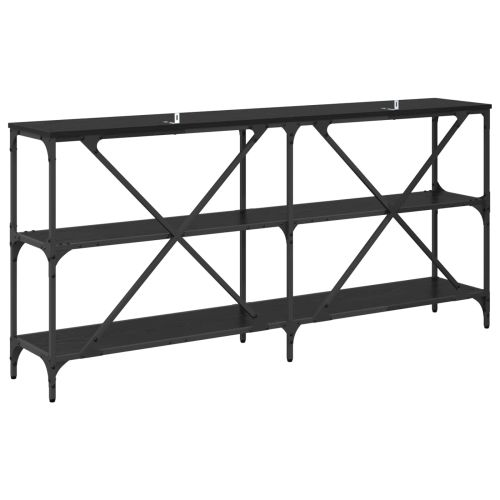 Конзолна маса Черния дъб 160 x 30 x 75 см Инженерно дърво