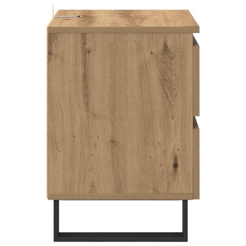 Нощен шкаф 2 бр. Дъб 40 x 35 x 50 см Инженерно дърво