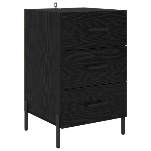 Нощен шкаф Черния дъб 40 x 40 x 66 см Инженерно дърво
