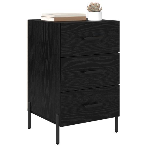 Нощен шкаф Черния дъб 40 x 40 x 66 см Инженерно дърво