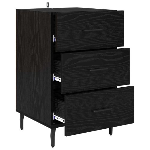 Нощен шкаф Черния дъб 40 x 40 x 66 см Инженерно дърво