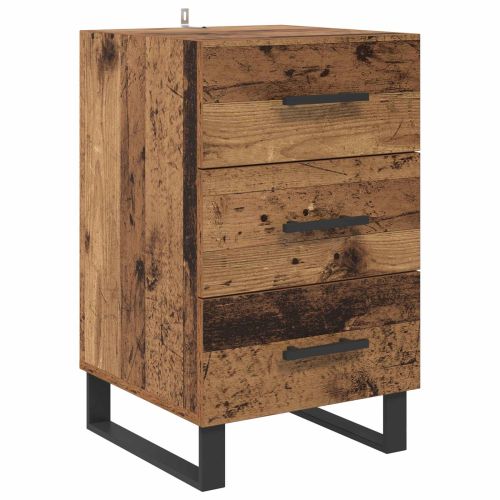 Нощен шкаф Старо дърво 40 x 40 x 66 см Инженерно дърво