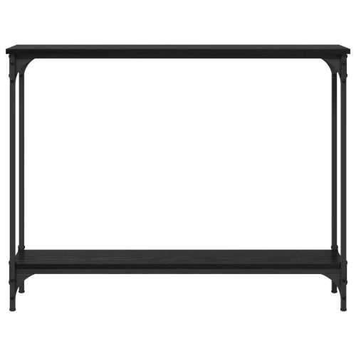 Конзолна маса Черния дъб 100 x 22,5 x 75 см Инженерно дърво
