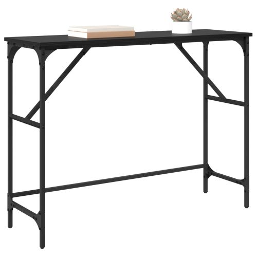 Конзолна маса Черния дъб 100 x 32 x 75 см Инженерно дърво