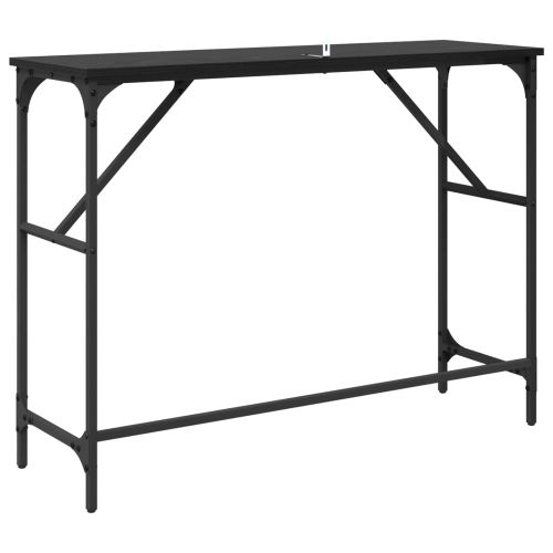 Конзолна маса Черния дъб 100 x 32 x 75 см Инженерно дърво