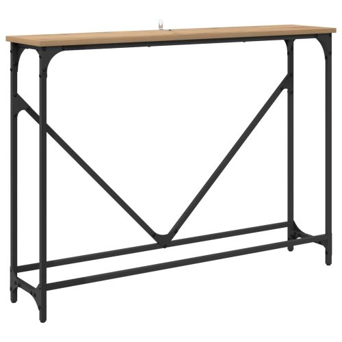Конзолна маса Дъб 102 x 23 x 75 см Инженерно дърво