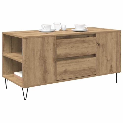 Масичка за кафе Дъб 102 x 44,5 x 50 см Инженерно дърво