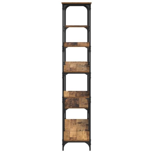 Рафт за книги Старо дърво 99 x 35,5 x 176 cm Инженерно дърво