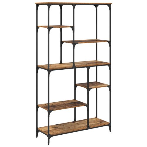 Рафт за книги Старо дърво 99 x 35,5 x 176 cm Инженерно дърво