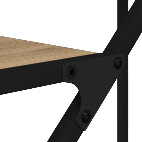 Рафт за книги Дъб 91 x 36 x 176 см Инженерно дърво