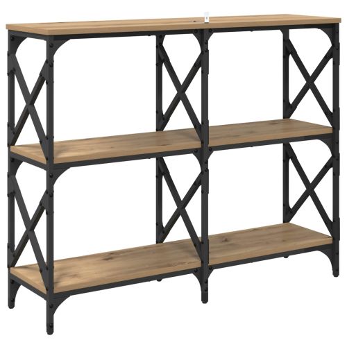 Конзолна маса Дъб 100 x 28 x 80,5 см Инженерно дърво