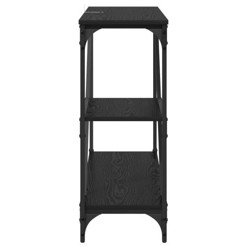Конзолна маса Черния дъб 88,5 x 30 x 75 см Инженерно дърво