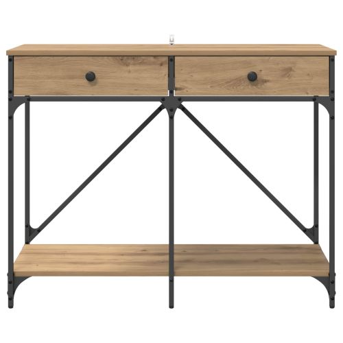 Конзолна маса Дъб 100 x 39 x 78,5 см Инженерно дърво