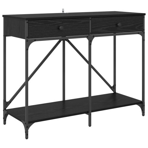 Конзолна маса Черния дъб 100 x 39 x 78,5 см Инженерно дърво