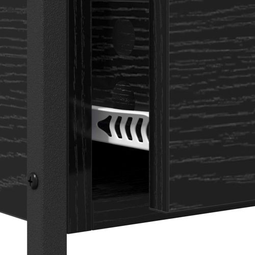 Конзолна маса Черния дъб 100 x 39 x 78,5 см Инженерно дърво