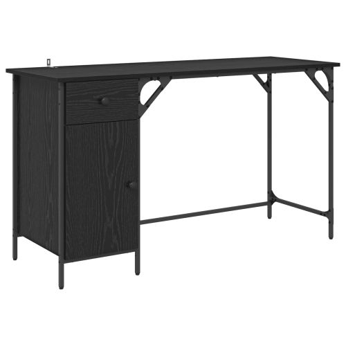 Компютърно бюро Черния дъб 131 x 48 x 75 см Инженерно дърво