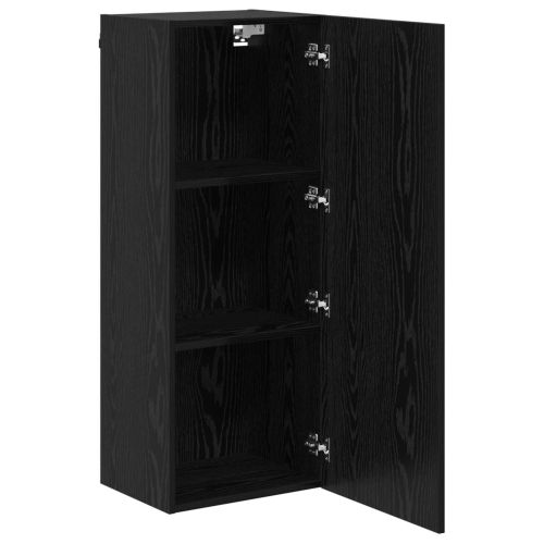 TV стенен шкаф Черния дъб 40,5 x 30 x 102 см Инженерно дърво