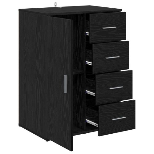 Служебен шкаф Черния дъб 59 x 39 x 80 см Инженерно дърво