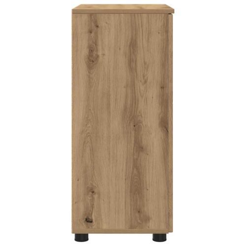 Шкаф за баня Дъб 60 x 35 x 80 см Инженерно дърво, Метал
