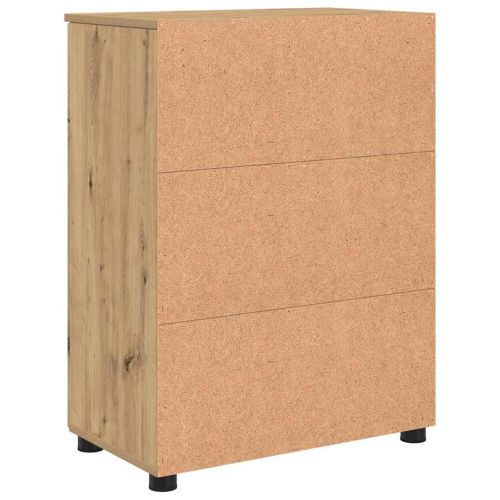Шкаф за баня Дъб 60 x 35 x 80 см Инженерно дърво, Метал