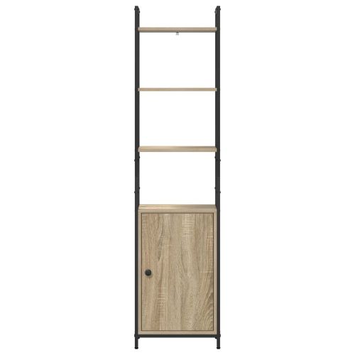 Шкаф за книги Сонома дъб 40 x 24 x 161 см Инженерно дърво