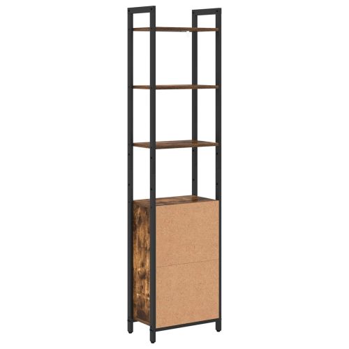 Шкаф за книги Димян дъб 40 x 24 x 161 см Инженерно дърво