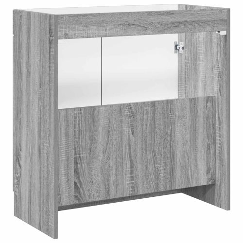 Мебел под мивка за баня Сив Сонома 56 x 37,5 x 81 см