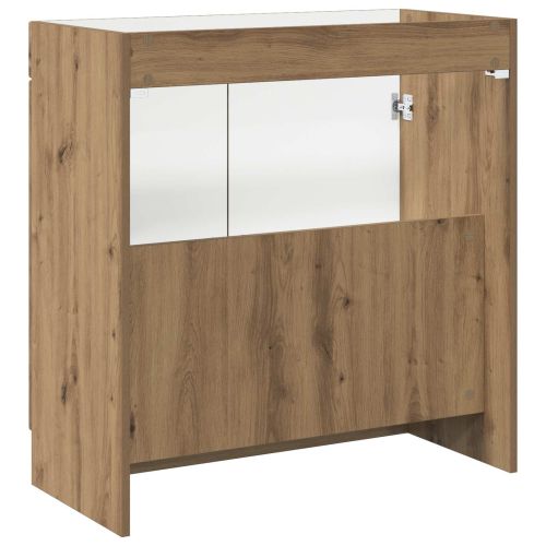 Мебел под мивка за баня Дъб артизан 78,5 x 37,5 x 81 см