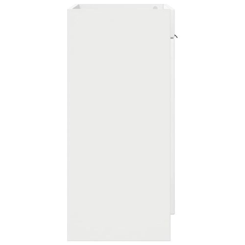Мебел под мивка за баня Бял гланц 56 x 37,5 x 81 см