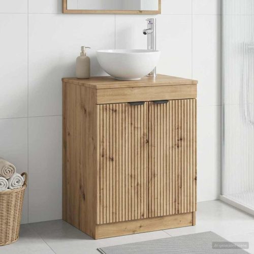 Шкаф за баня Дъб артизан 54 x 41 x 70 см Инженерна дървесина