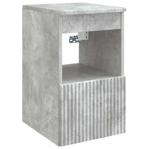 Шкаф за баня Бетонно сиво 30 x 41 x 50 см Инженерна дървесина