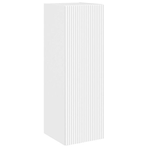 Стенно Баня Кабинет Бяло 33 x 34,5 x 100 см Инженерна дървесина