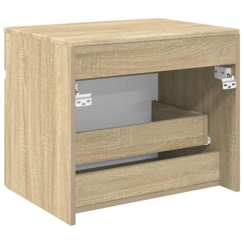 Стенно Баня Кабинет Дъб сонома 59 x 44,5 x 50 см