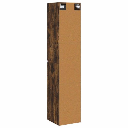 Стенно Баня Кабинет Опушен дъб 33 x 34,5 x 160 см