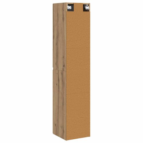 Стенно Баня Кабинет Дъб артизан 33 x 34,5 x 160 см