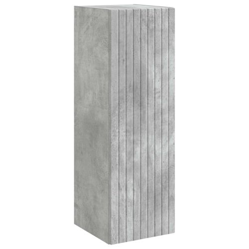 Стенно Баня Кабинет Бетонно сиво 33 x 34,5 x 100 см
