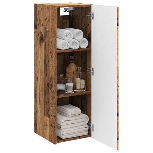 Стенно Баня Кабинет Старо дърво 33 x 34,5 x 60 см