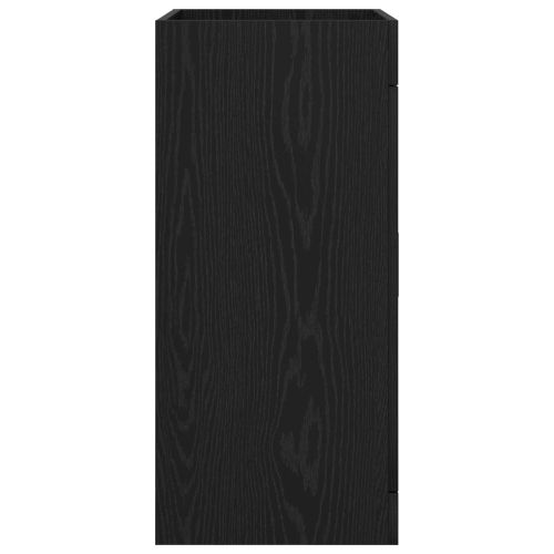 Кабинет под мивка за баня Черен дъб 56 x 37,5 x 81 см