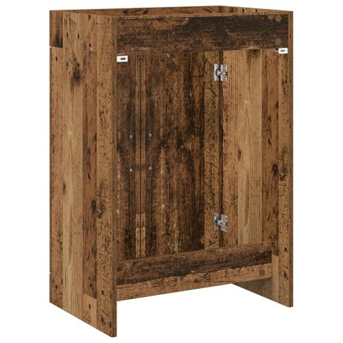 Кабинет под мивка за баня Старо дърво 56 x 37,5 x 81 см