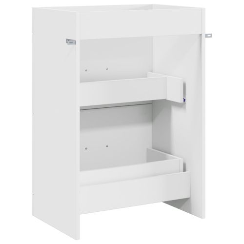 Кабинет под мивка за баня Бяло 56 x 37,5 x 81 см