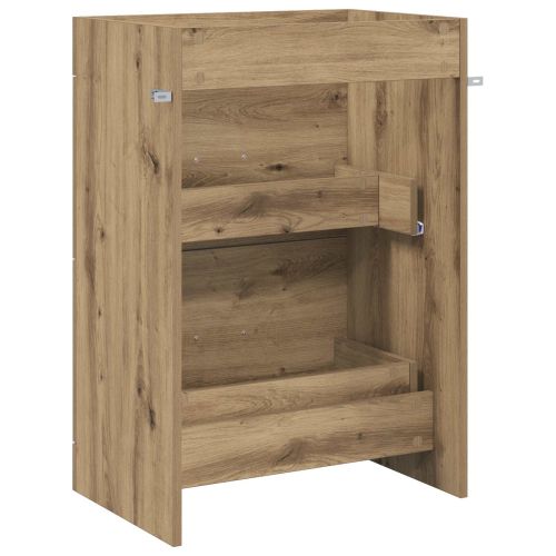 Кабинет под мивка за баня Дъб артизан 56 x 37,5 x 81 см