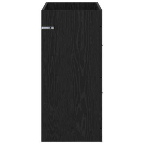 Кабинет под мивка за баня Черен дъб 78,5 x 37,5 x 81 см